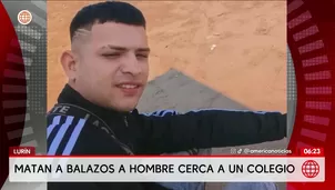 Asesinan a extranjero cerca de un colegio en Lurín. Foto y video: América Noticias