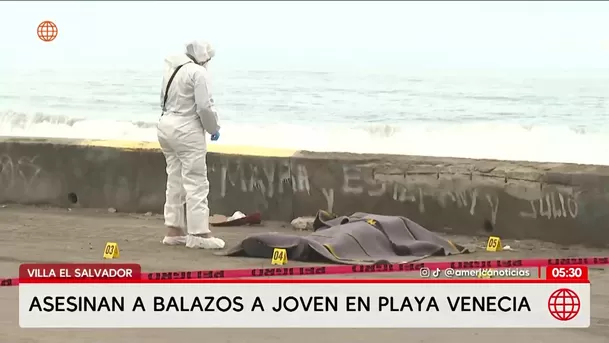 Asesinan a extranjero de cinco balazos en la playa Venecia en Villa El Salvador. Foto: América Noticias