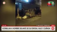 Asesinan a hombre delante de su familia en el Callao
