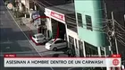 Asesinan a hombre dentro de un carwash de Mi Perú