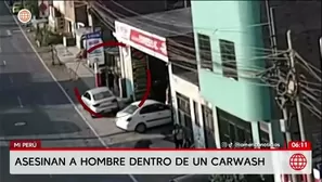 Asesinan a hombre dentro de un carwash de Mi Perú. Foto y video: AN
