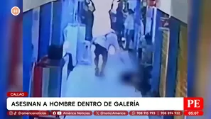 Asesinan a hombre dentro de galería en el Callao. Foto y video: América Noticias