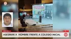 Asesinan a un hombre frente a colegio inicial en Ventanilla