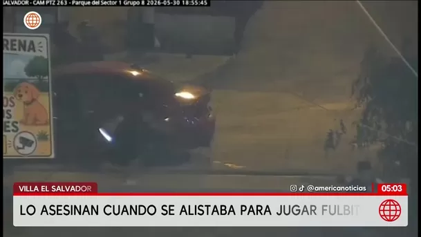 Asesinan a un hombre en losa deportiva de Villa El Salvador. Foto: América Noticias