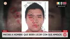 Asesinan a un hombre que bebía licor en el Rímac