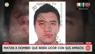 Asesinan a un hombre que bebía licor en el Rímac