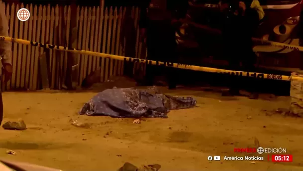 Asesinan a un hombre en San Juan de Lurigancho. Foto: América Noticias