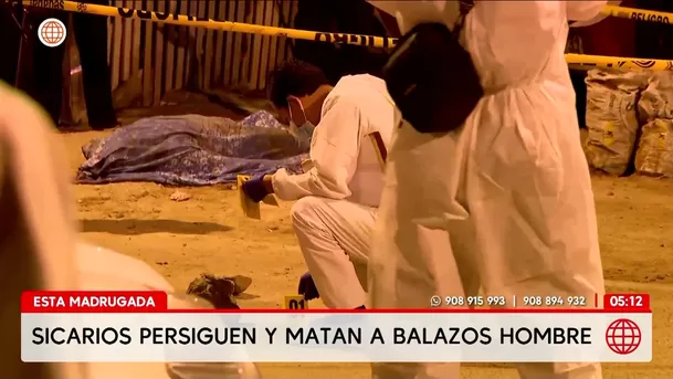 Asesinan a un hombre en San Juan de Lurigancho. Foto: América Noticias