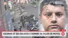 Asesinan a hombre en taller de motos en San Juan de Lurigancho