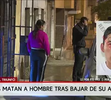 Asesinan a un hombre en Villa María del Triunfo. Foto y video: América Noticias
