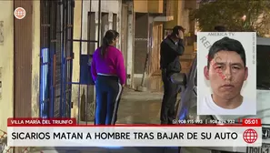 Asesinan a un hombre en Villa María del Triunfo. Foto y video: América Noticias