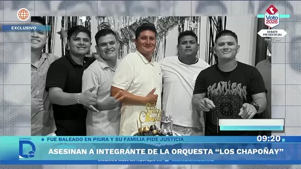 Asesinan a integrante de la orquesta Los Chapoñay. Foto: Domingo al día