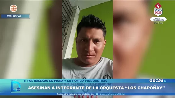 Asesinan a integrante de la orquesta Los Chapoñay. Foto: Domingo al día