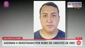 Asesinan a investigado por robo de lingotes de oro. Foto y video: Unidad de investigación