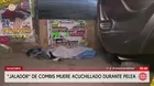 Asesinan a jalador de combis en Huachipa