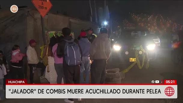Asesinan a jalador de combis en Huachipa. Foto: América Noticias