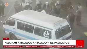 Asesinan a balazos a "jalador" de pasajeros. Foto y video: AN