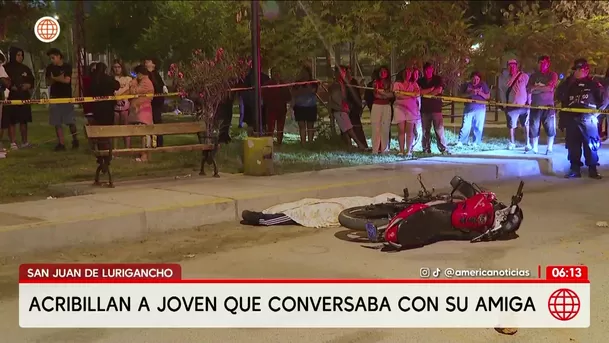 Asesinan a joven de 18 años en San Juan de Lurigancho. Foto: América Noticias
