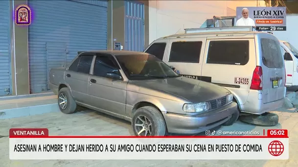 Asesinan a joven de 22 años en puesto de comida en Ventanilla. Foto: América Noticias Asesinan a joven de 22 años en puesto de comida en Ventanilla. Foto: América Noticias