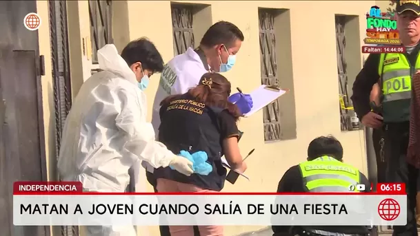 Asesinan a joven de 25 años tras salir de fiesta en Independencia. Foto: América Noticias Asesinan a joven de 25 años tras salir de fiesta en Independencia. Foto: América Noticias