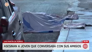 Asesinan a joven de 26 años tras balacera en San Martín de Porres. Foto y video: AN