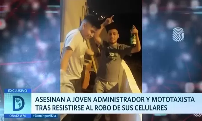 Asesinan a joven administrador y mototaxista tras resistirse al robo de ...