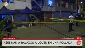 Asesinan a un joven en una pollada en Independencia. Foto y video: América Noticias 