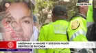 Asesinan a madre y sus dos hijos en su vivienda