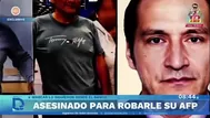 Asesinan a maquinista para robarle su AFP en Cercado de Lima
