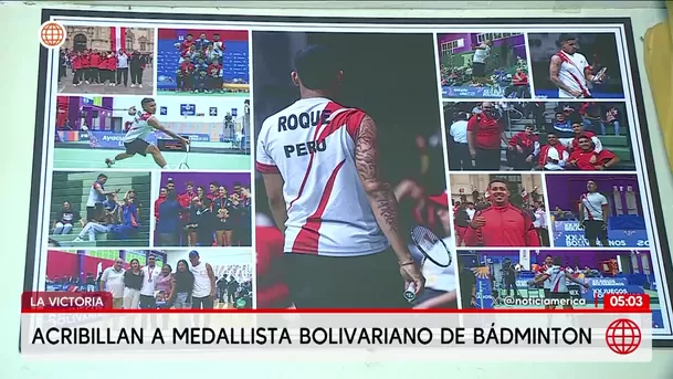 Asesinan a balazos a medallista bolivariano de Bádminton en La Victoria. Foto: América Noticias Asesinan a balazos a medallista bolivariano de Bádminton en La Victoria. Foto: América Noticias