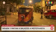 Asesinan a mototaxista a balazos en San Martín de Porres