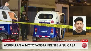 Asesinan a mototaxista de 27 disparos frente a su casa en Chorrillos. Foto y video: América Noticias