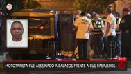 Asesinan a mototaxista frente a pasajeros en Lima