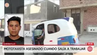 Asesinan a mototaxista frente a su casa en Carabayllo