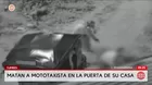 Asesinan a mototaxista frente a su vivienda en Tumbes