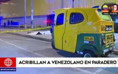 Asesinan a mototaxista en un paradero de San Juan de Miraflores - Noticias de nana