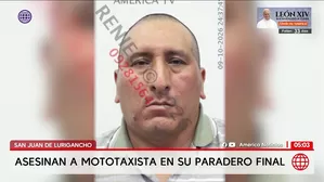 Asesinan a mototaxista en San Juan de Lurigancho. Foto y video: América Noticias