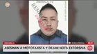 Asesinan a mototaxista en Ventanilla y dejan nota extorsiva
