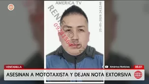 Asesinan a mototaxista en Ventanilla. Foto y video: América Noticias