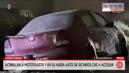Asesinan a mototaxista y sicarios caen a acequia en Puente Piedra