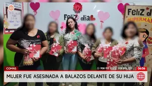 Asesinan a mujer delante de su hija en Comas/ Video: América Noticias