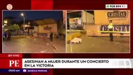 Asesinan a mujer durante concierto en La Victoria