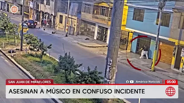 Asesinan a músico en San Juan de Miraflores. Foto: América Noticias