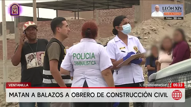 Asesinan a obrero de construcción civil en Ventanilla. Foto: América Noticias Asesinan a obrero de construcción civil en Ventanilla. Foto: América Noticias