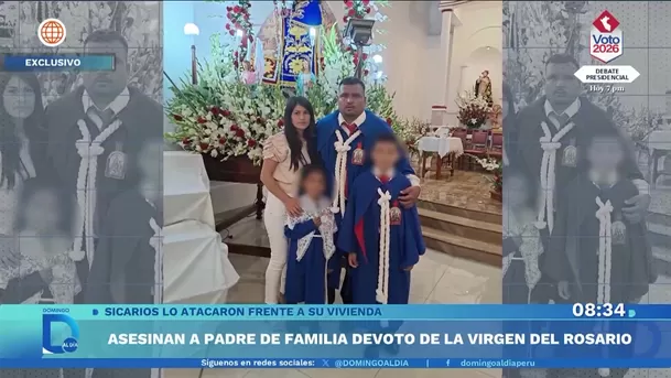 Asesinan a padre de familia devoto de la Virgen del Rosario. Foto: Domingo al día Asesinan a padre de familia devoto de la Virgen del Rosario. Foto: Domingo al día