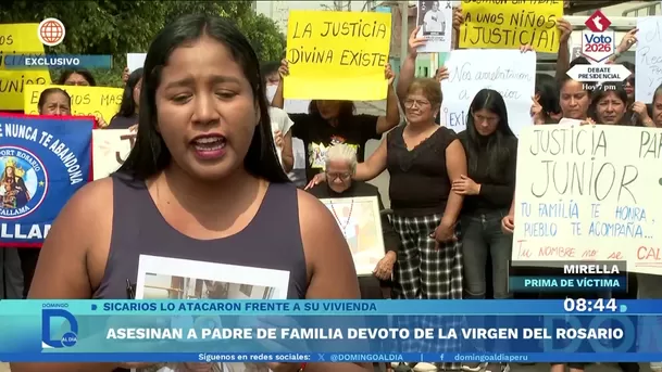 Asesinan a padre de familia devoto de la Virgen del Rosario. Foto: Domingo al día Asesinan a padre de familia devoto de la Virgen del Rosario. Foto: Domingo al día
