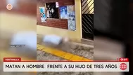 Asesinan a padre frente a su hijo de tres años en Ventanilla