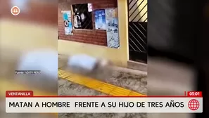 Asesinan a padre frente a su hijo de tres años en Ventanilla. Foto y video: América Noticias