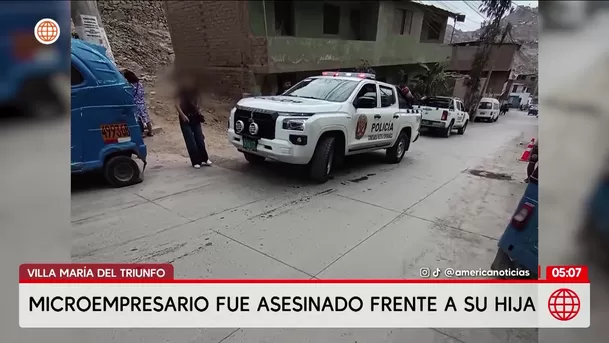 Asesinan a padre microempresario en Villa María del Triunfo. Foto: América Noticias Asesinan a padre microempresario en Villa María del Triunfo. Foto: América Noticias