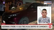 Asesinan a un padre y a sus tres hijos en una camioneta en Piura